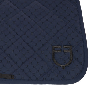 Tapis de saut Equestro imprimé monogramme Marine blazer / noir Bleu marine Tapis de saut Equestro imprimé monogramme Marine blazer / noir Bleu marine