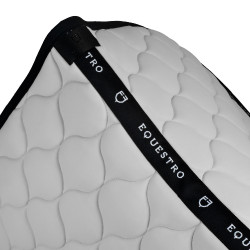Tapis de dressage Equestro matelassé oignon Brume portuaire Blanc Tapis de dressage Equestro matelassé oignon Brume portuaire Blanc