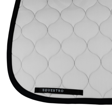 Tapis de dressage Equestro matelassé oignon Brume portuaire Blanc Tapis de dressage Equestro matelassé oignon Brume portuaire Blanc