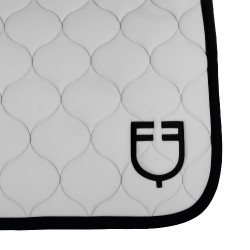 Tapis de dressage Equestro matelassé oignon Brume portuaire Blanc Tapis de dressage Equestro matelassé oignon Brume portuaire Blanc