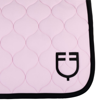 Tapis de dressage Equestro matelassé oignon Bouquet d'orchidée Rose