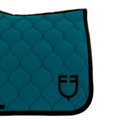 Tapis de dressage Equestro matelassé oignon Pétrole Bleu