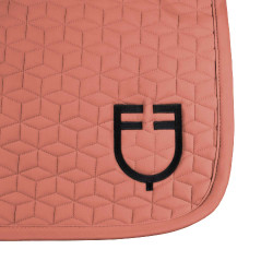 Tapis de dressage Equestro matelassé cube Redwood Rouge Tapis de dressage Equestro matelassé cube Redwood Rouge