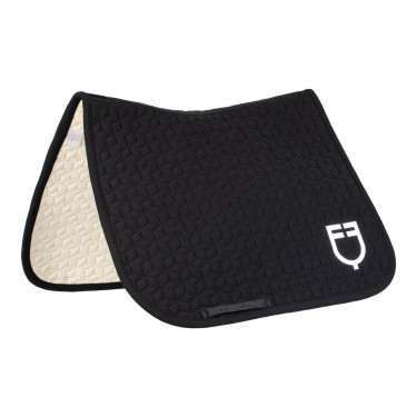 Tapis de dressage Equestro matelassé cube Noir Tapis de dressage Equestro matelassé cube Noir