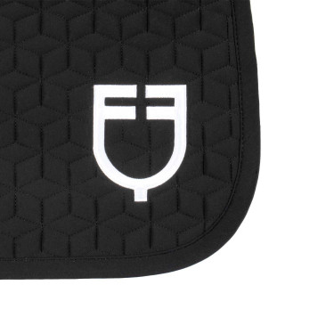 Tapis de dressage Equestro matelassé cube Noir Tapis de dressage Equestro matelassé cube Noir