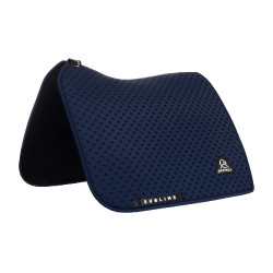 Acavallo Sublime dressuurdekje in technische stof met stippen Marine Marineblauw