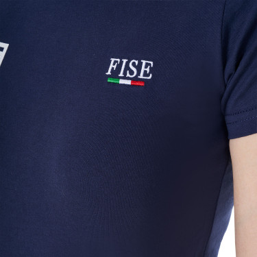 T-shirt équitation femme Equestro x FISE, slim été