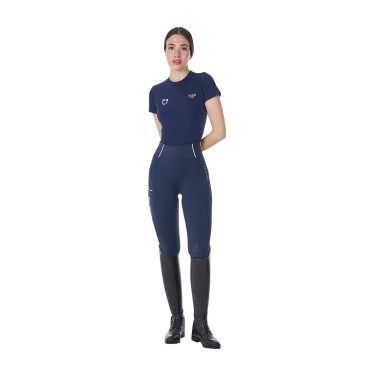 T-shirt équitation femme Equestro x FISE, slim été
