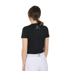 T-shirt équitation femme Equestro Wild Heart coton