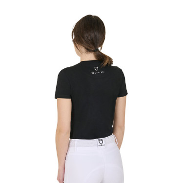 T-shirt équitation femme Equestro Wild Heart coton