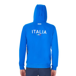 Heren fleece sweater Equestro x FISE Blauw van Savoye Heren fleece sweater Equestro x FISE Blauw van Savoye