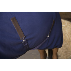Fleece-overhemd Equithème Teddy Marineblauw Fleece-overhemd Equithème Teddy Marineblauw