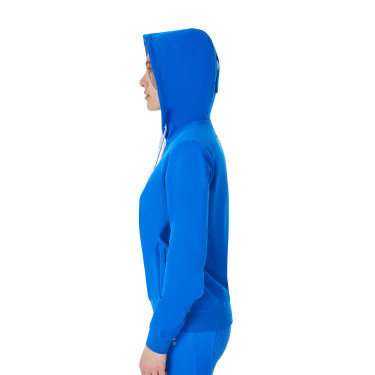 Sweat polaire femme Equestro x FISE Bleu de savoie