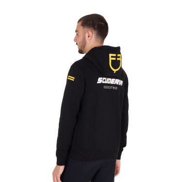 Sweat à capuche homme équitation Equestro Scuderia