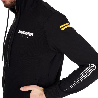 Sweat à capuche homme équitation Equestro Scuderia