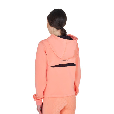 Sweat à capuche équitation femme Equestro respirant