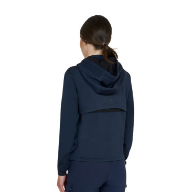 Sweat femme Equestro avec découpes Marine blazer Bleu marine
