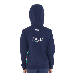 Kinder hoodie fleece paardrijden Equestro x FISE