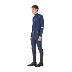 Heren-trainingsbaselayer Equestro x FISE Marineblazer Marineblauw