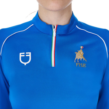 Damesbasislaag voor training Equestro x FISE Blauw van Savoye Damesbasislaag voor training Equestro x FISE Blauw van Savoye