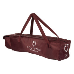 Set guêtres de transport et protège-queue Equestro patch en caoutchouc Bordeaux