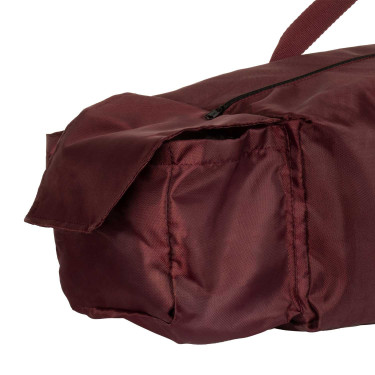 Set guêtres de transport et protège-queue Equestro patch en caoutchouc Bordeaux