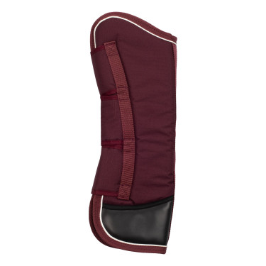 Set guêtres de transport et protège-queue Equestro patch en caoutchouc Bordeaux