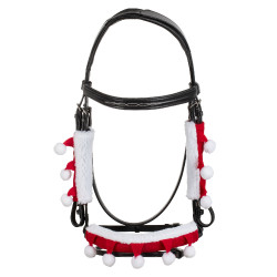 Set Christmas Supreme couvre-muserolle + protections de montants Rouge