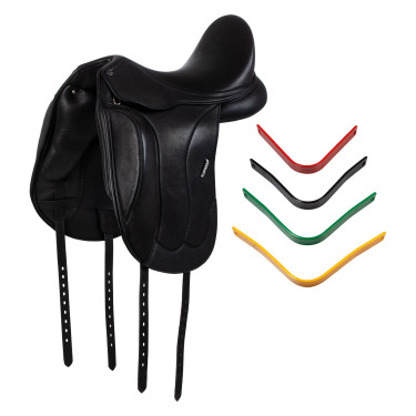 Selle de dressage Supreme New Orleans 4 arcade incluses Noir Selle de dressage Supreme New Orleans 4 arcade incluses Noir