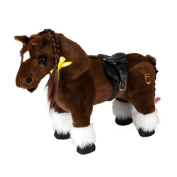 Selle d'obstacle Equestro pour cheval jouet Noir Selle d'obstacle Equestro pour cheval jouet Noir