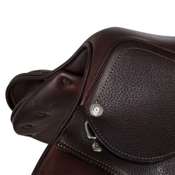Selle d'obstacle Acavallo Professional Sublime KC Race 1.6 Marron foncé Selle d'obstacle Acavallo Professional Sublime KC Race 1.6 Marron foncé