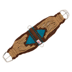 Sangle western en mohair motif aztèque Pool’s – équitation Sangle western en mohair motif aztèque Pool’s – équitation