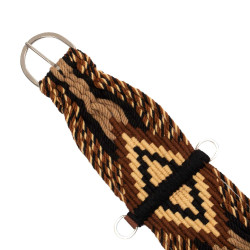 Mohair singel voor paardrijden met leren centerstuk – Pool’s Mohair singel voor paardrijden met leren centerstuk – Pool’s