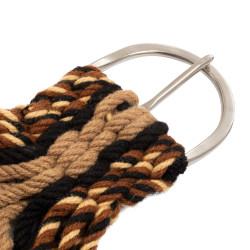 Mohair singel voor paardrijden met leren centerstuk – Pool’s Mohair singel voor paardrijden met leren centerstuk – Pool’s