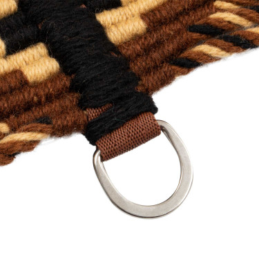 Mohair singel voor paardrijden met leren centerstuk – Pool’s Mohair singel voor paardrijden met leren centerstuk – Pool’s