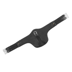 Sangle bavette Equestro en cuir Noir