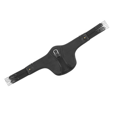 Sangle bavette Equestro en cuir Noir