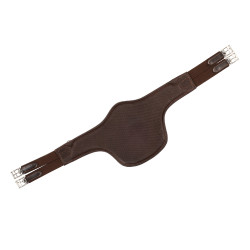 Sangle bavette Equestro en cuir Marron foncé Sangle bavette Equestro en cuir Marron foncé