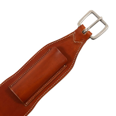 Westwood leren western achterste singel Cognac Bruin