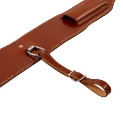 Westwood leren western achterste singel Cognac Bruin