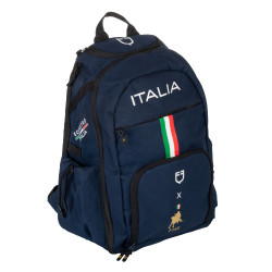 Paardrijrugzak met helmhouder Equestro x FISE – 14" laptop