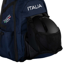 Paardrijrugzak met helmhouder Equestro x FISE – 14" laptop