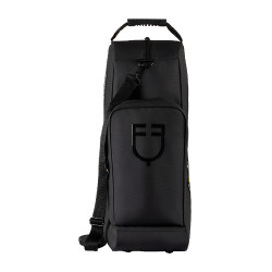 Equestro laarzen- en helmtas van technische stof Zwart Equestro laarzen- en helmtas van technische stof Zwart