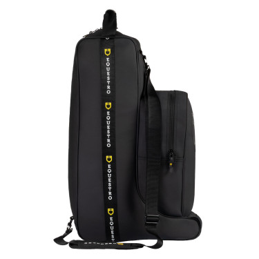 Sac à bottes et casque Equestro en tissu technique Noir Sac à bottes et casque Equestro en tissu technique Noir