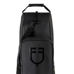Equestro laarzen- en helmtas van technische stof Zwart Equestro laarzen- en helmtas van technische stof Zwart
