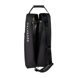 Equestro laarzen- en helmtas van technische stof Zwart Equestro laarzen- en helmtas van technische stof Zwart