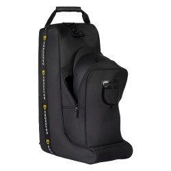 Equestro laarzen- en helmtas van technische stof Zwart Equestro laarzen- en helmtas van technische stof Zwart