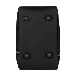 Sac à bottes et casque Equestro en tissu technique Noir Sac à bottes et casque Equestro en tissu technique Noir