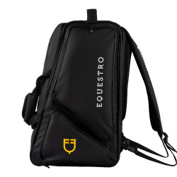 Sac à bottes Equestro en tissu technique au design intelligent Noir Sac à bottes Equestro en tissu technique au design intelligent Noir