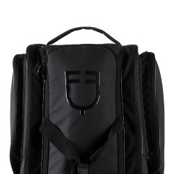 Sac à bottes Equestro en tissu technique au design intelligent Noir Sac à bottes Equestro en tissu technique au design intelligent Noir